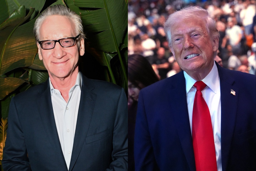 Bill Maher called Donald Trump a ‘redneck’ ahead of the UFC fight on the White House lawn (Getty)