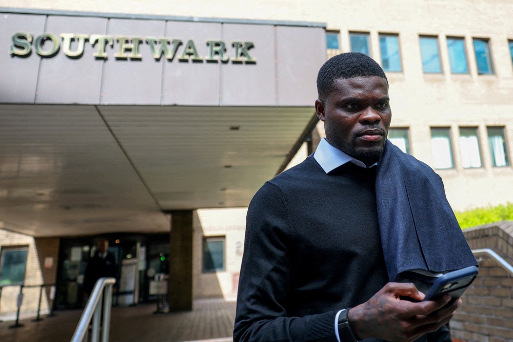 Ghana’s Thomas Partey was denied entry into Canada (Reuters)