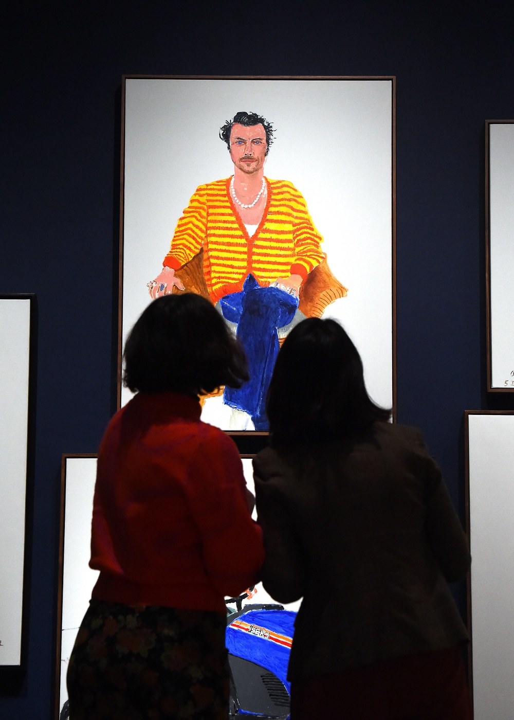 The portrait appeared in a 2023 exhibition (Getty Images)
