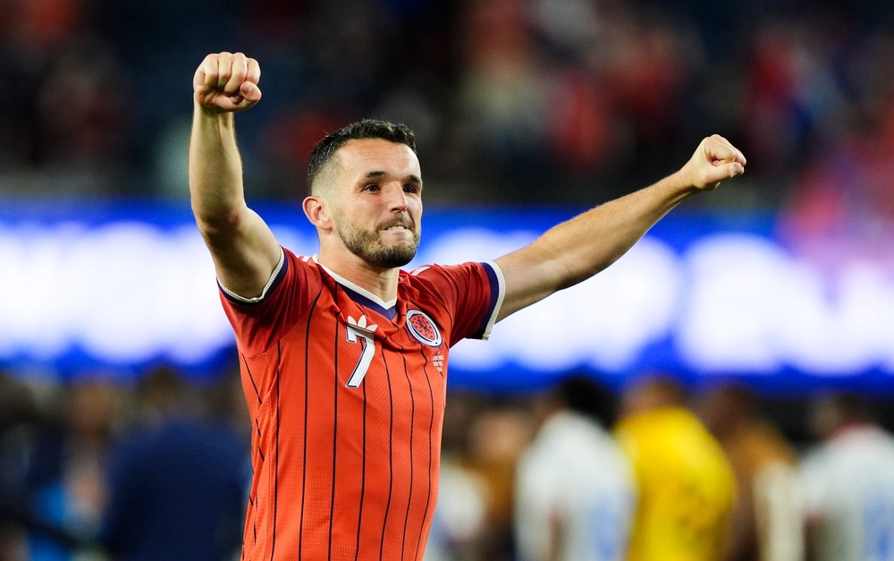 John McGinn celebrates victory for Scotland over Haiti (PA)