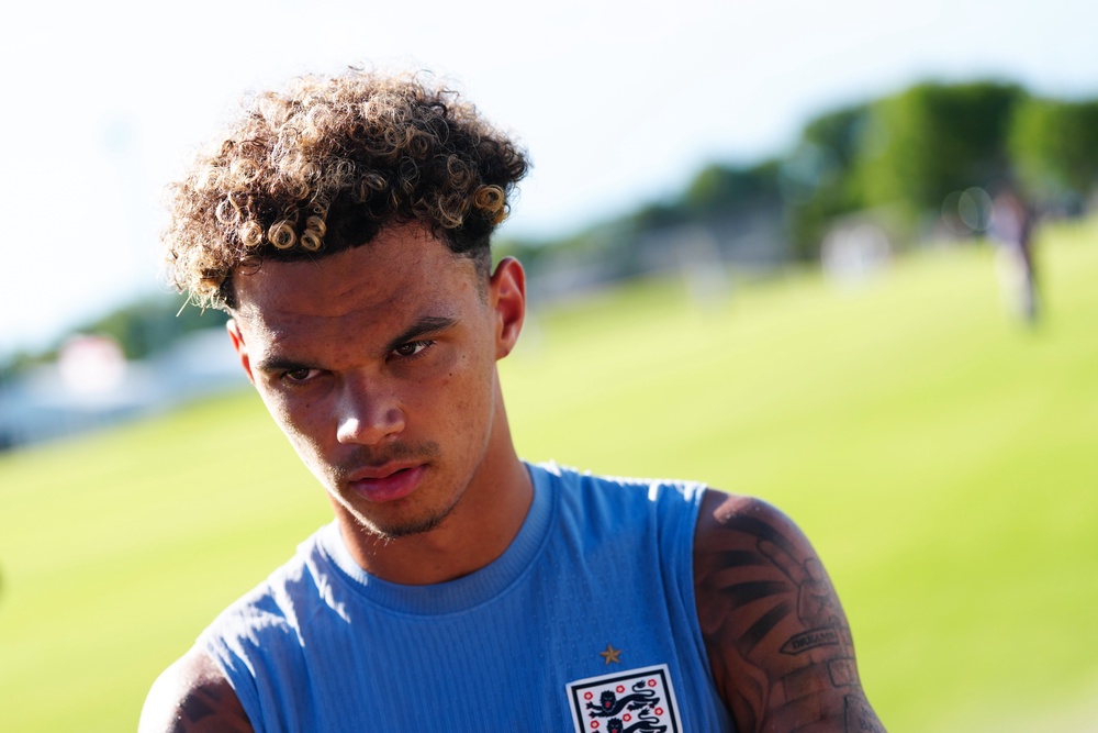 Nico O'Reilly is full of focus ahead of England's opener (PA)