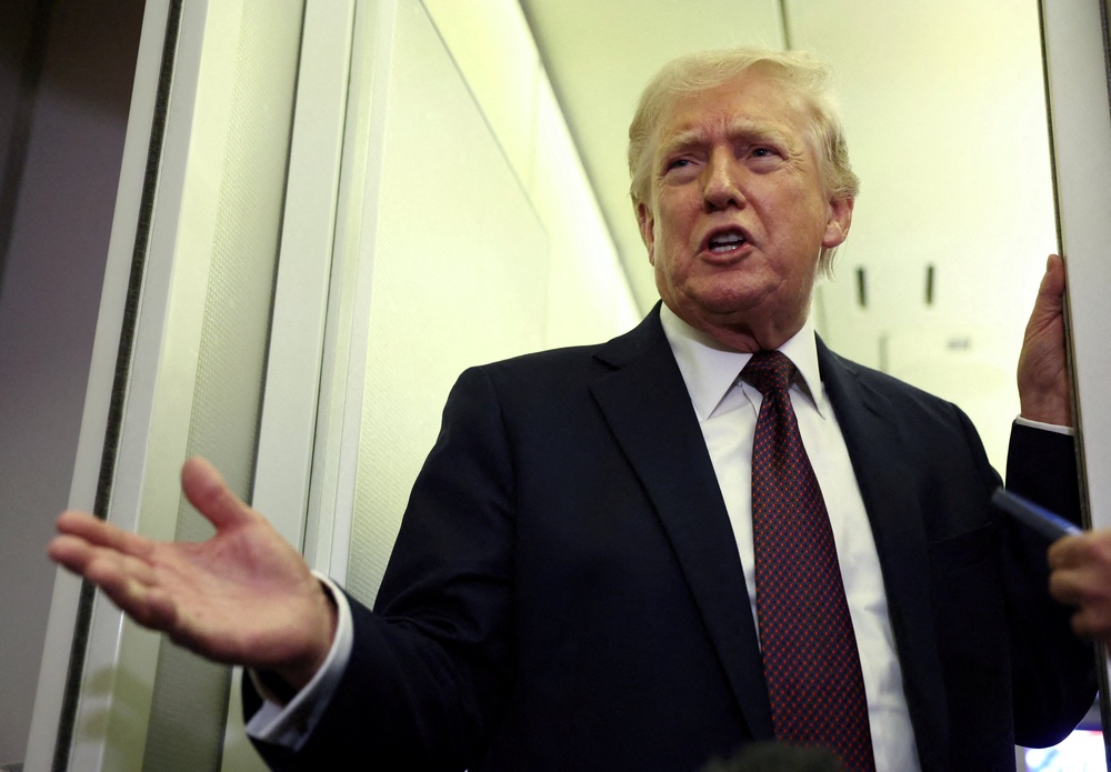 Trump has urged Israel not to jeopardize his peace talks with Iran (Reuters)