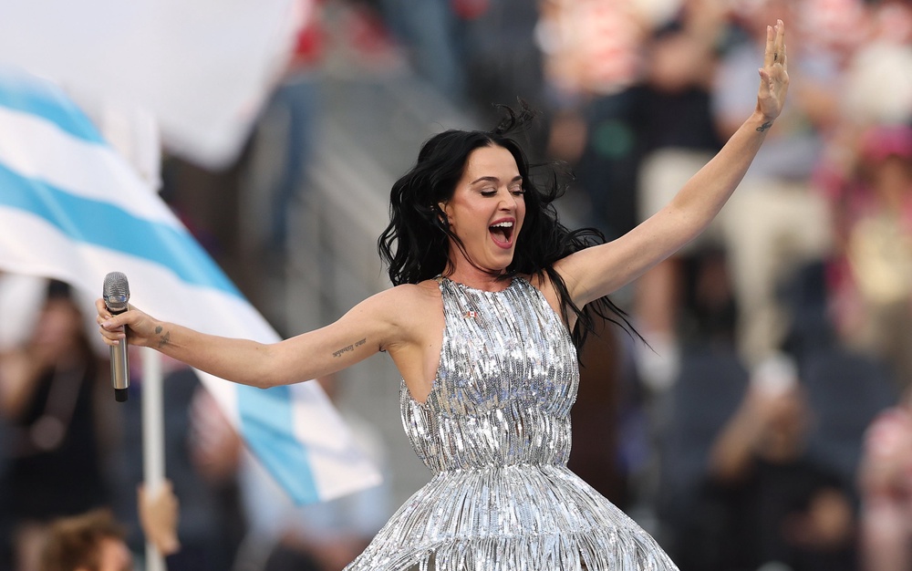 Katy Perry performed at the US World Cup opening ceremony (Getty)