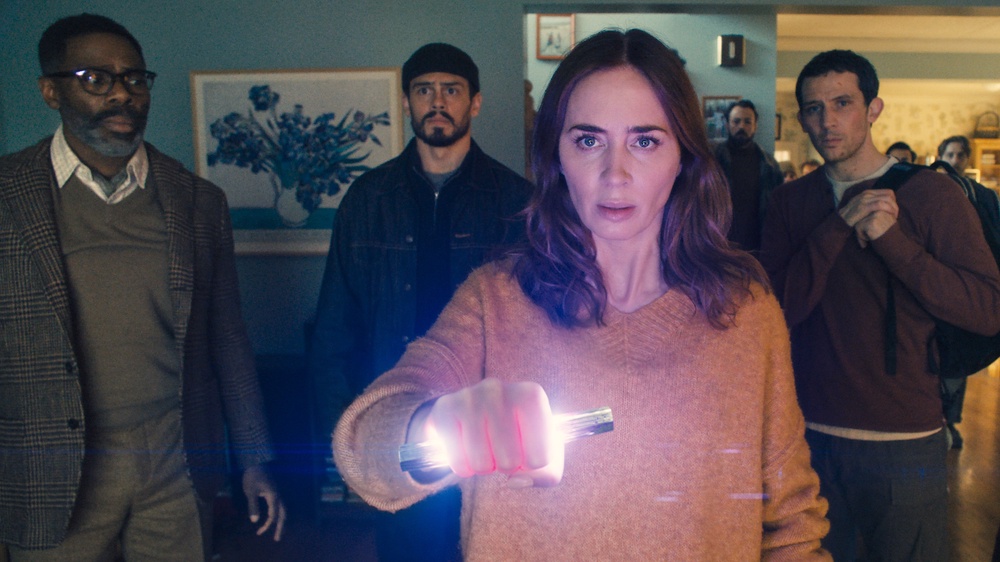 Blunt in a scene from ‘Disclosure Day’ (AP)
