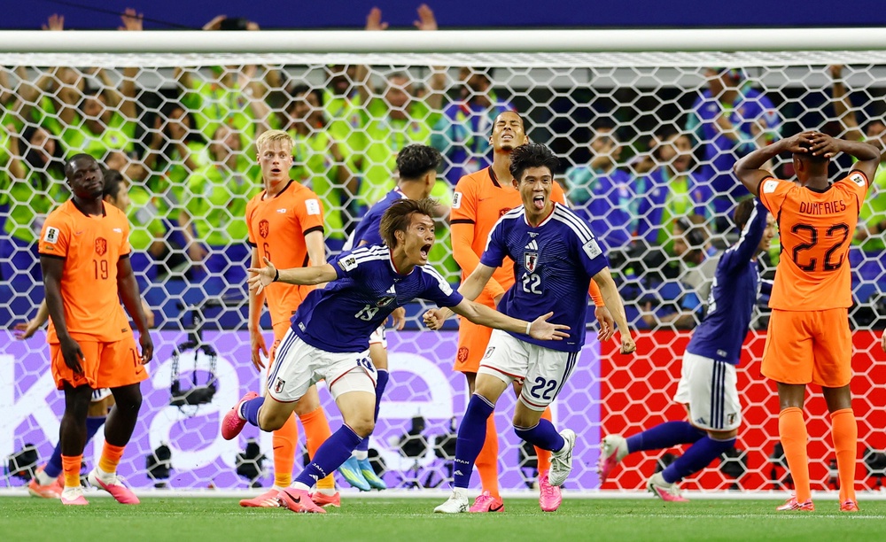 Japan secured a draw against the Netherlands in Group F (Reuters)