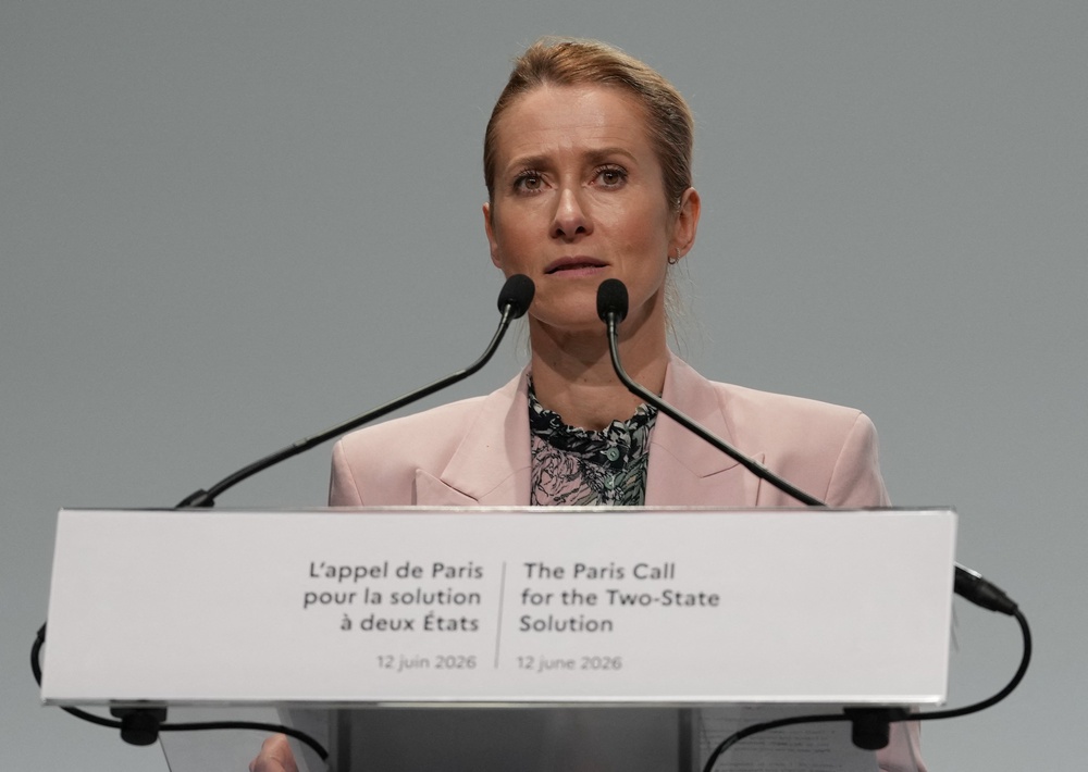 Kaja Kallas on 12 June (AFP/Getty)