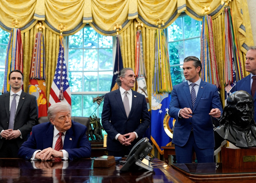 Secretary Pete Hegseth claims that the U.S. was in charge of the Strait of Hormuz 