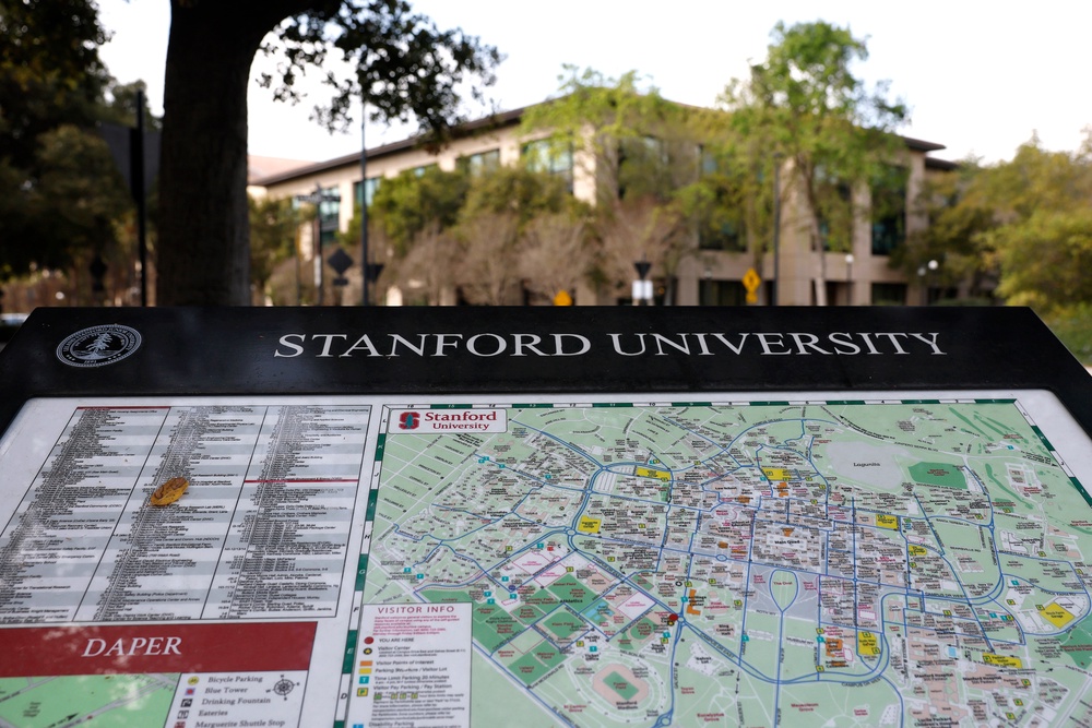 Some students at Stanford University held their own 'People's Commencement' (Getty)