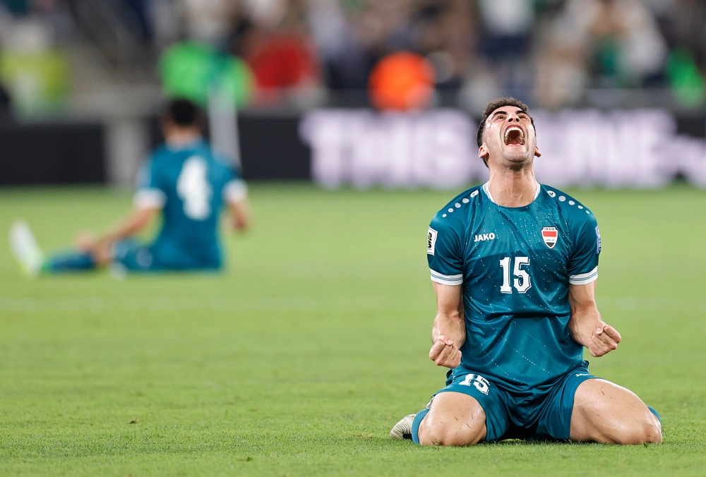 There was unalloyed joy as Iraq sealed qualification (Getty Images)