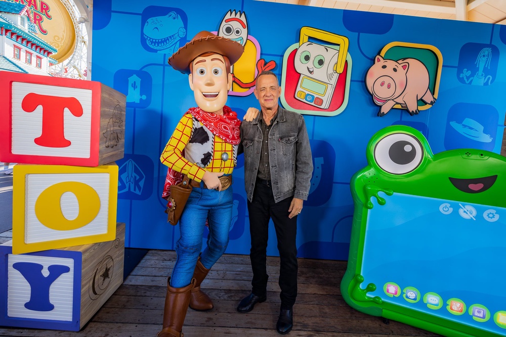Tom Hanks reprises his role as Woody in 'Toy Story 5' (Getty)