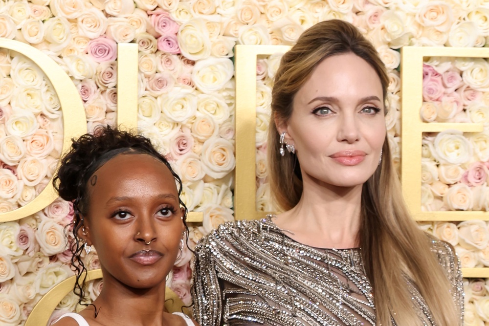 Zahara Marley Jolie-Pitt, pictured here with her mother Angelina, is the latest child of the Hollywood couple to drop the ‘Pitt’ name (Getty Images)