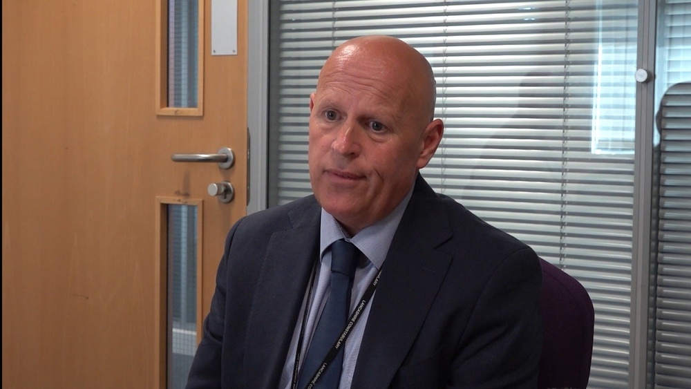 DCI Andy Fallows speaking about the trial of Jamie Varley and John McGowan-Fazakerley (PA)