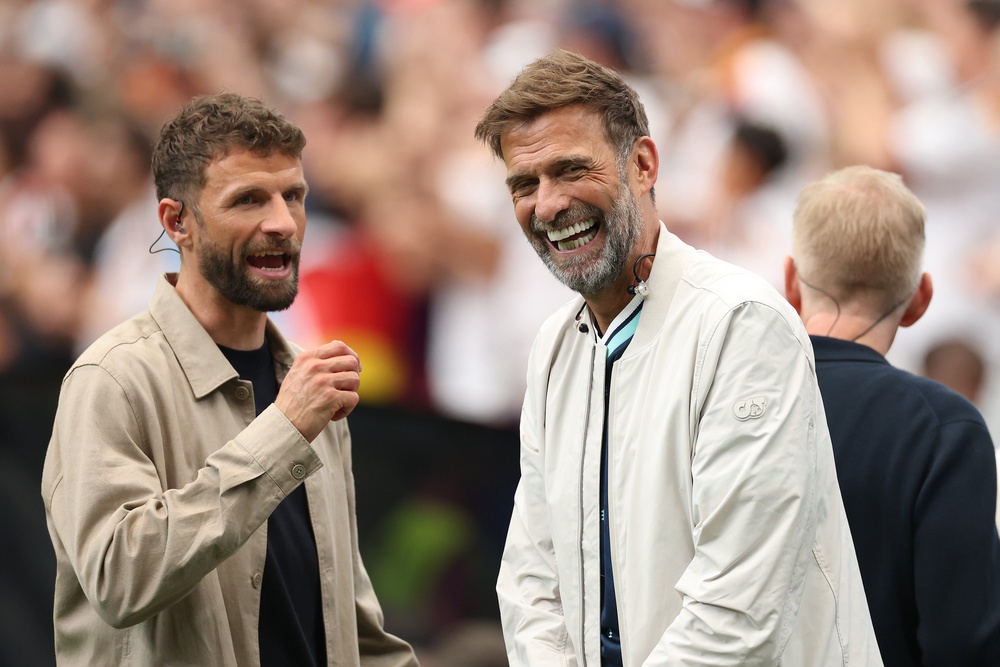 Jürgen Klopp attends with Thomas Müller the FIFA World Cup 2026 (Getty)