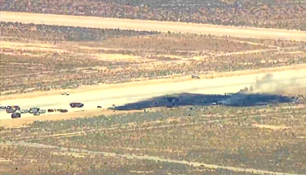 No cause has been determined. Officials at the base said it could take six months to complete the investigation (KABC)