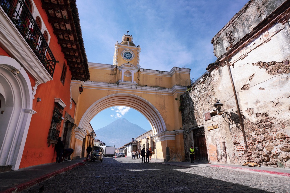 The famous Santa Catalina Arch in Antigua (Getty Images)