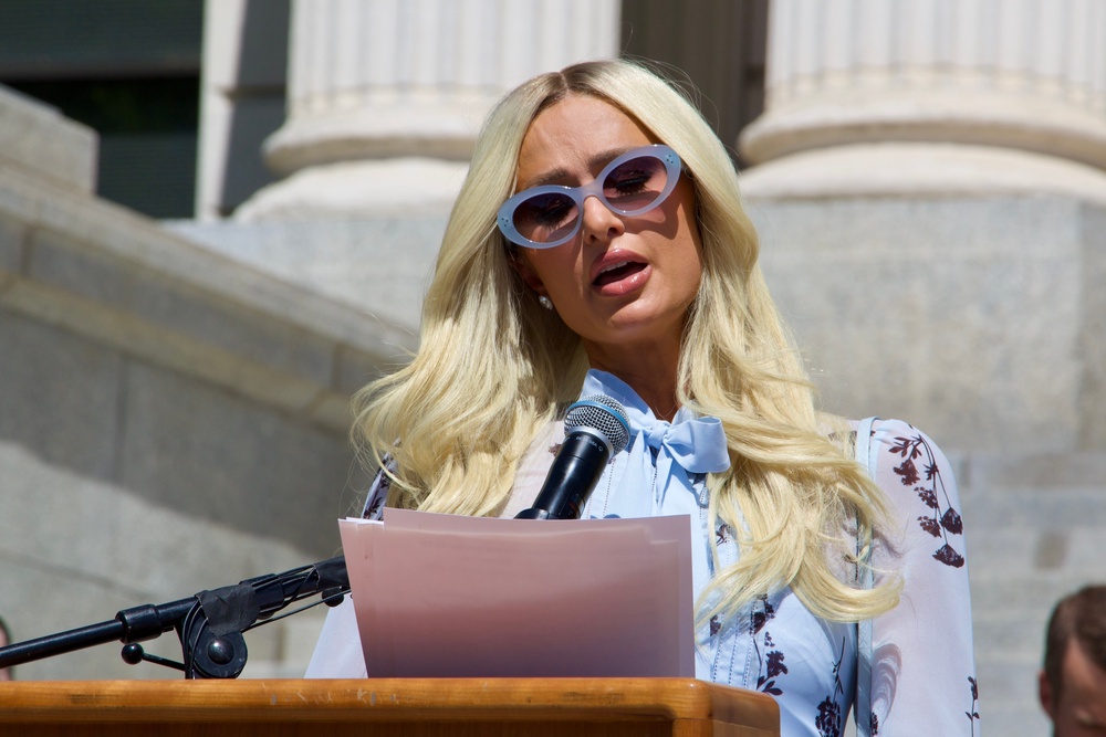 Paris Hilton calls for a crackdown on the so-called troubled teen industry (AP)