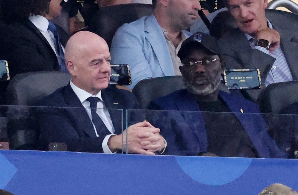 Gianni Infantino was in the Iran dressing room before the game (Reuters)