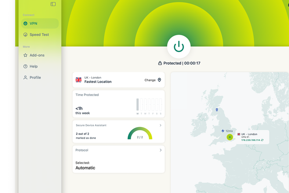 It's the simplest VPN I've tried (Alex Lee/The Independent)