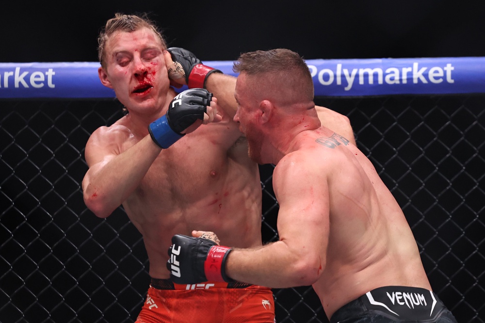 Gaethje beat Pimblett in a one-sided fight in January (Getty)