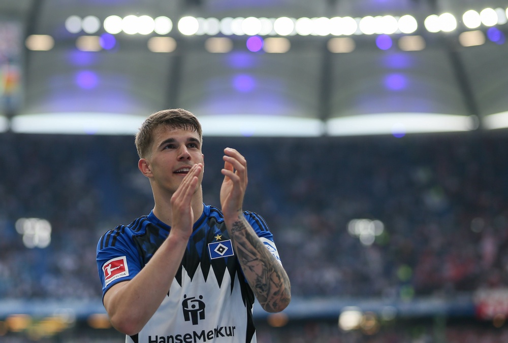 Vuskovic scored six goals in 30 appearances for Hamburg last term (Getty)