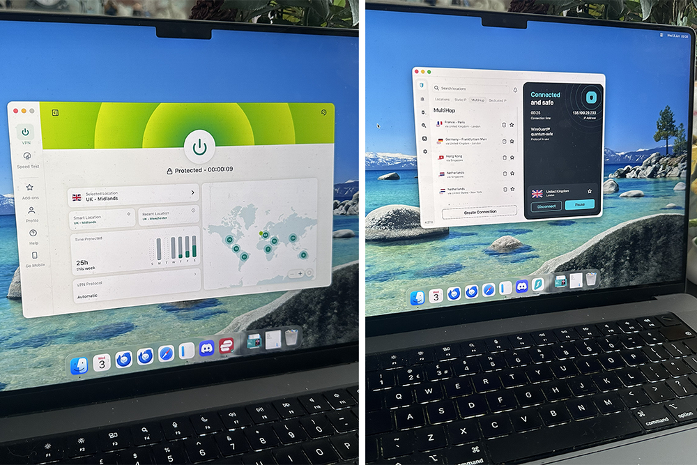 I put  Surfshark and ExpressVPN head to head (Jennifer Allen/The Independent)