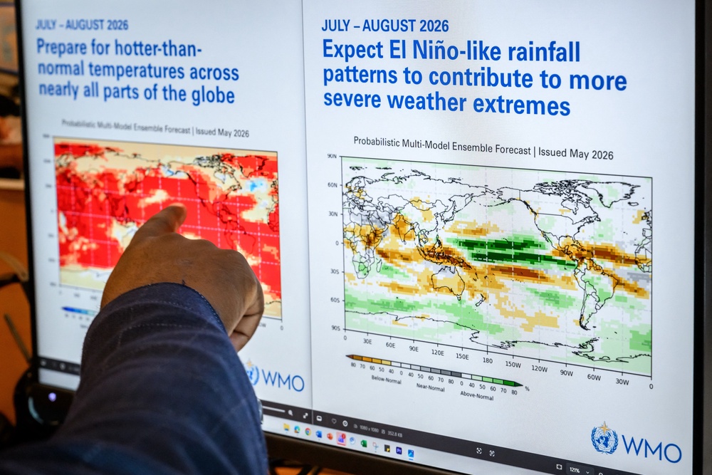 There is an 80 per cent chance of the warming El Niño phenomenon developing between June and August, increasing the risk of extreme weather events, the World Meteorological Organization has warned (AFP/Getty)