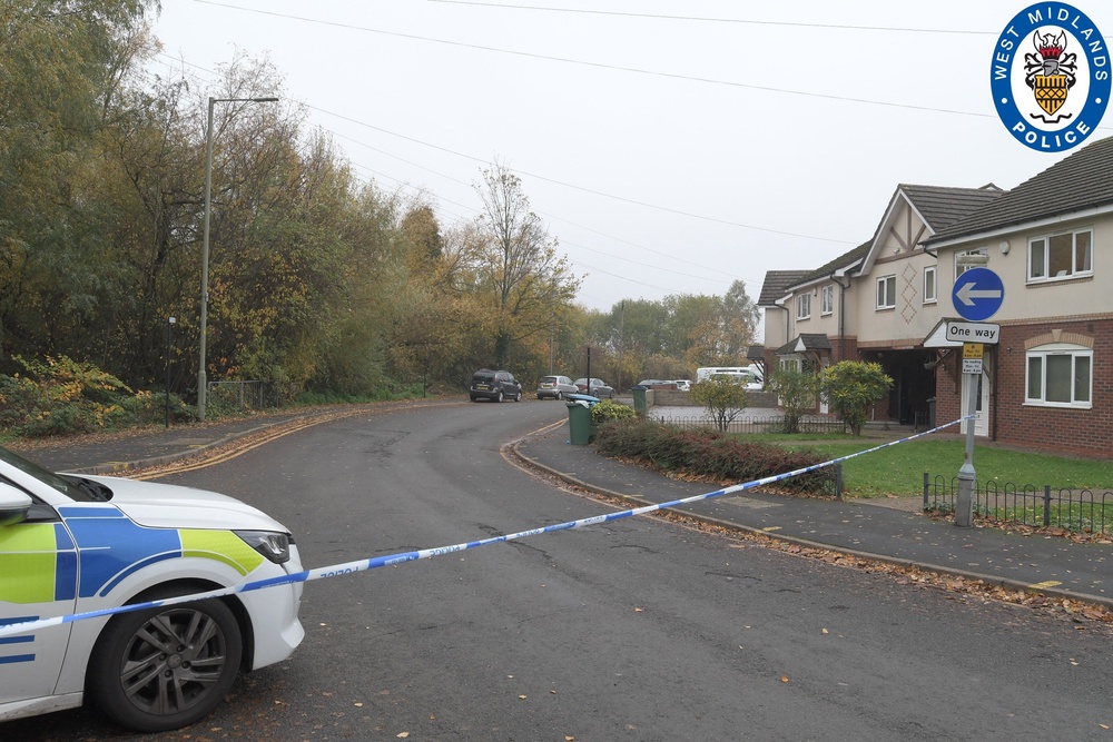 The crime scene in Old Park where Lily Whitehouse was fatally injured (PA)