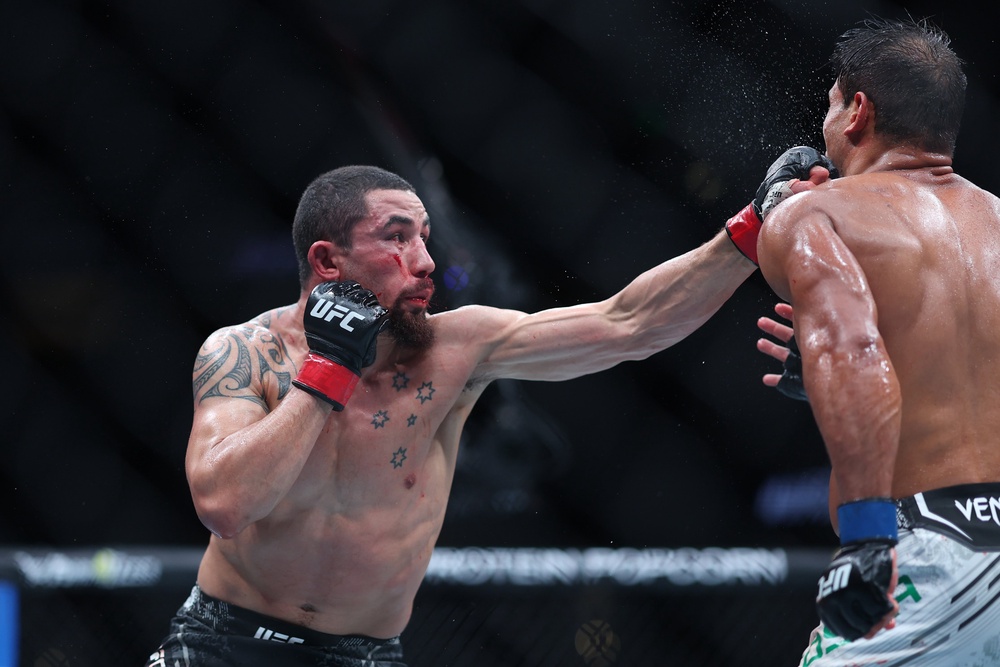 Ex-champ Robert Whittaker’s spot on the prelims is testament to the depth of UFC 329 (Getty)