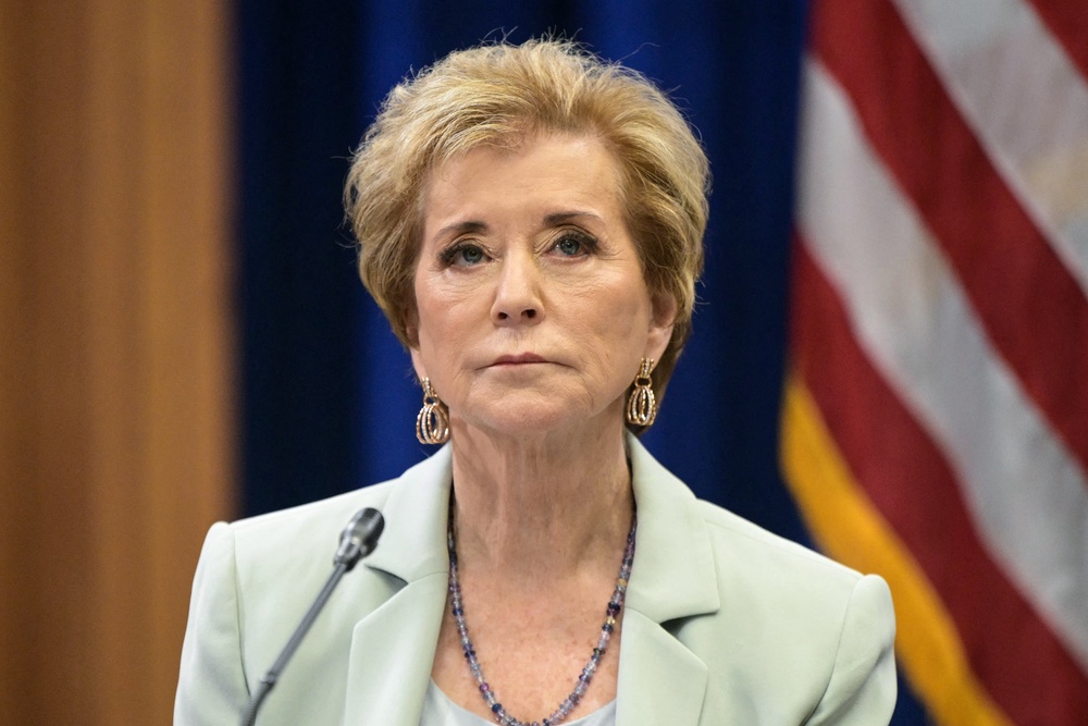 Trump’s education secretary, Linda McMahon, has forged agreements with other federal agencies to manage a significant portion of its responsibilities (AFP/Getty)