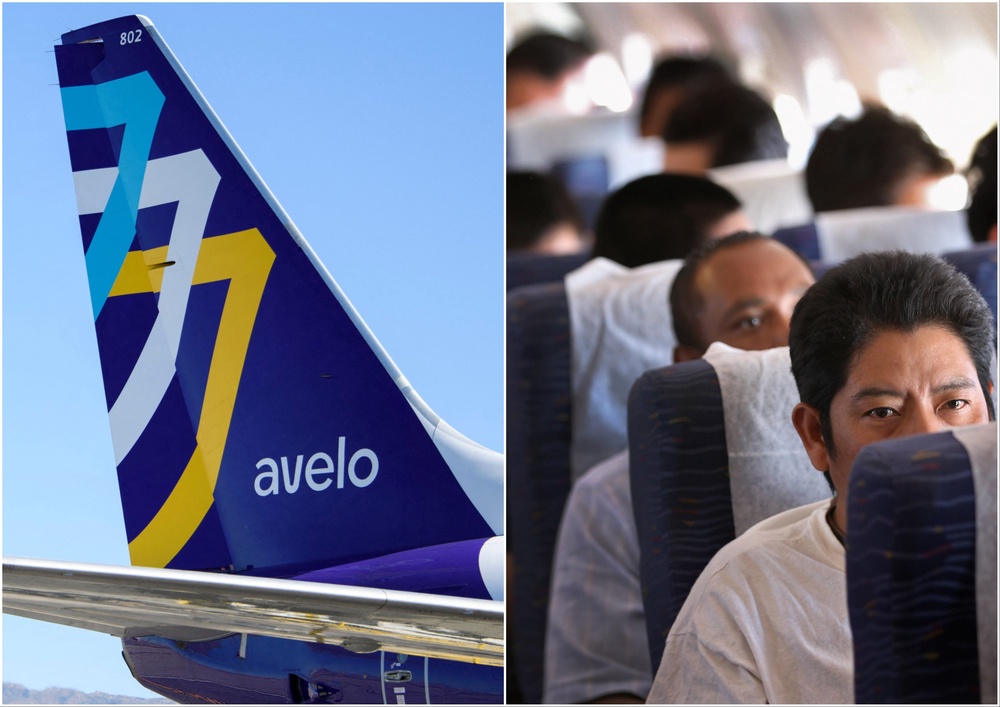 A former Avelo Airlines flight attendant says she was fired after reporting concerns on deportation flights (Getty Images)