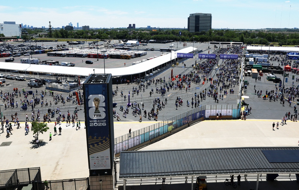 Fans beginning to arrive. (Reuters)