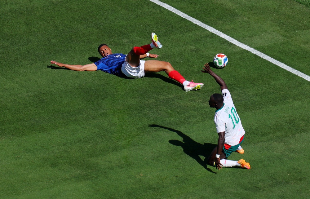 Mane was not penalised for the challenge (Reuters)