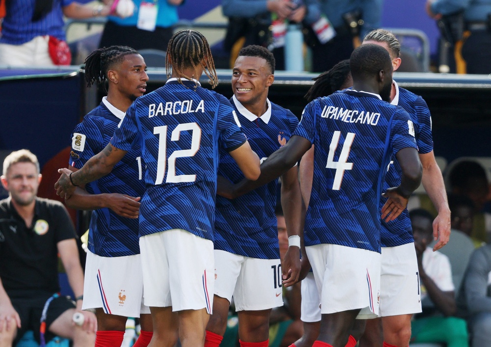 Image from: France vs Senegal LIVE: Les Bleus open World Cup with statement win despite controversial penalty call