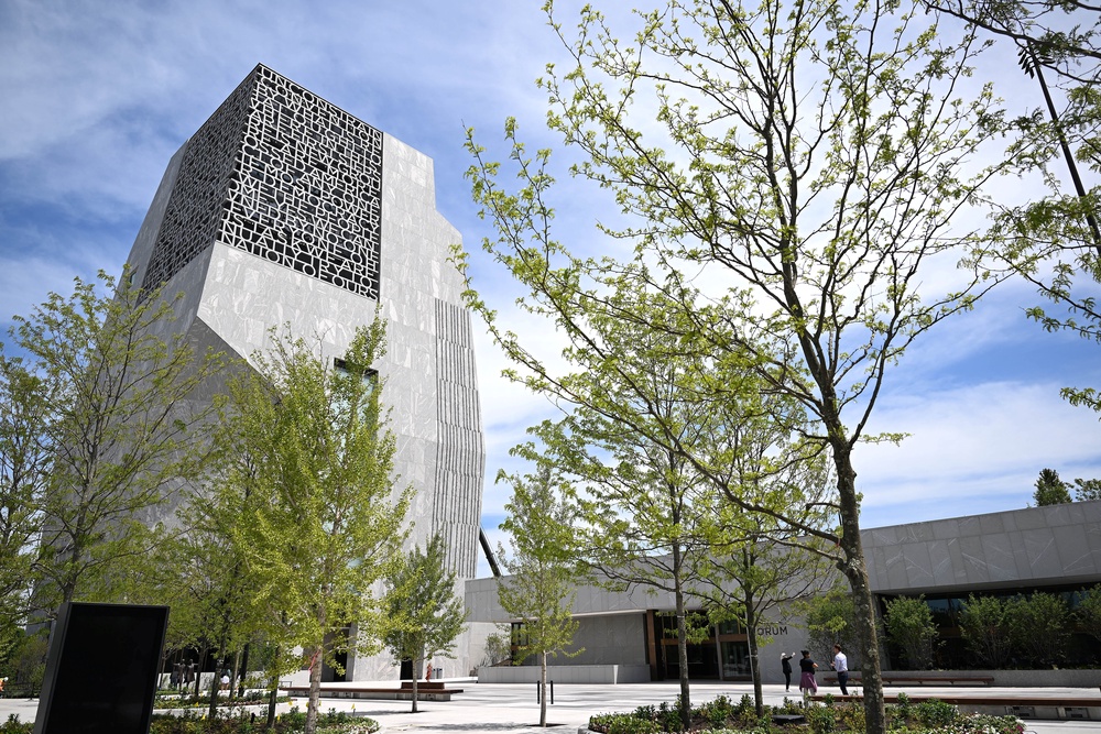 The Obama Presidential Center pictured during a media preview day ahead of its June 19 opening (Reuters)