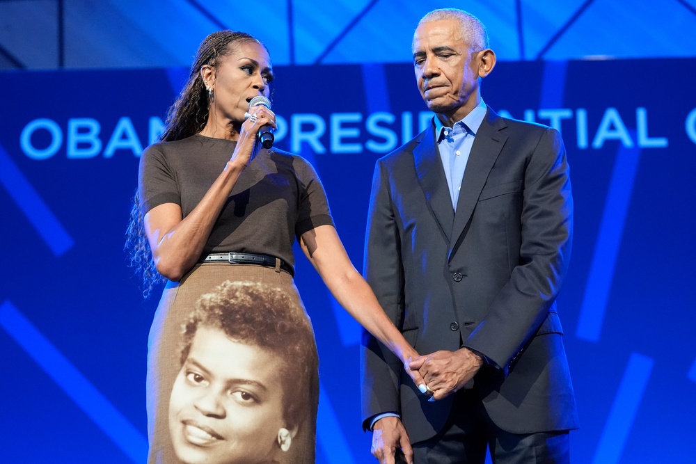 Michelle said her mother ‘was so proud of her son-in-law’ (Getty)