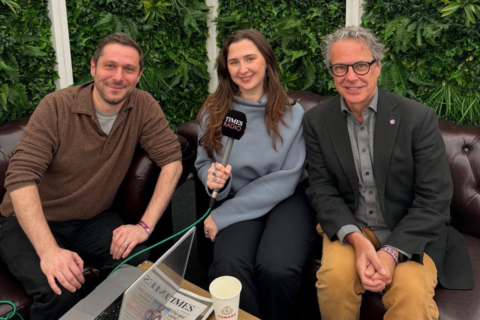 Zeynep Walton, with Molly Russell’s father Ian Russell (right) (Molly Rose Foundation)