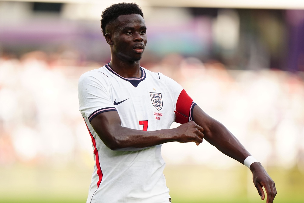 Bukayo Saka is in a fitness race (PA Wire)