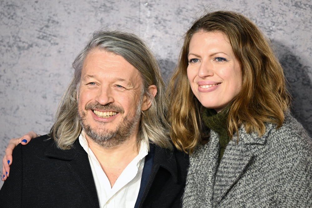 With wife Wilkins, with whom he shares two children (Getty)