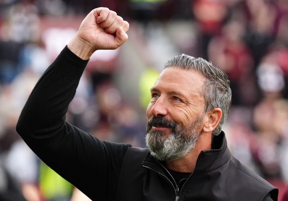 Rangers are set to poach Hearts boss Derek McInnes (PA)