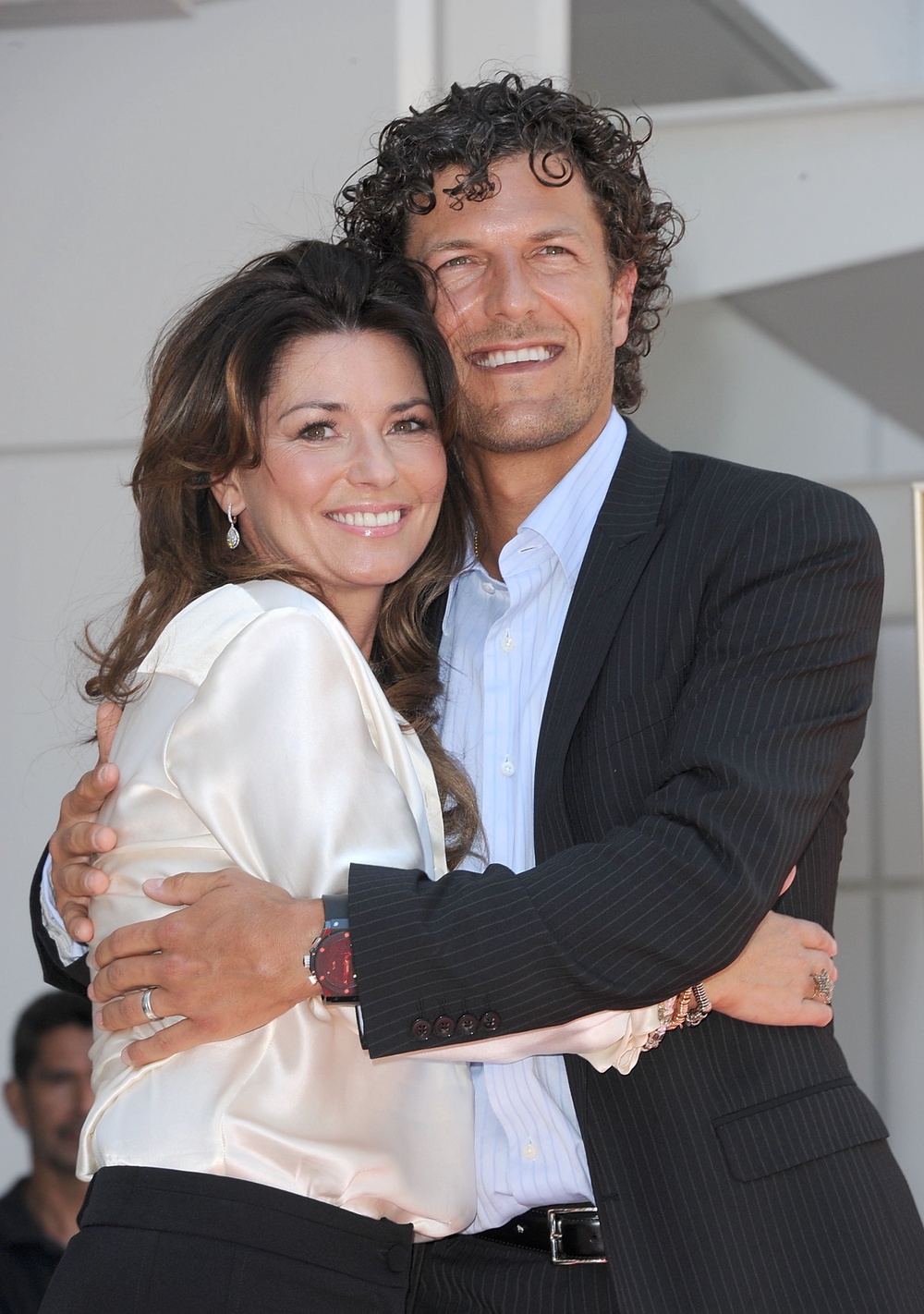 Singer Shania Twain and her husband Frédéric Thiébaud, pictured in 2011 (Getty)