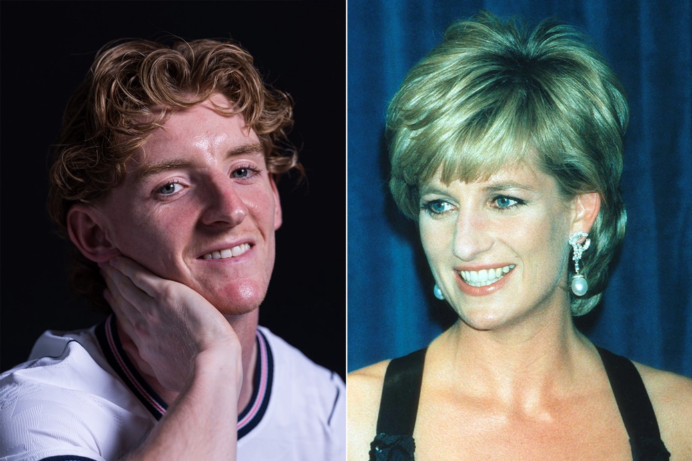 Di down the left wing: the comparisons between Anthony Gordon and the people’s princess have been doing the rounds again (Getty)