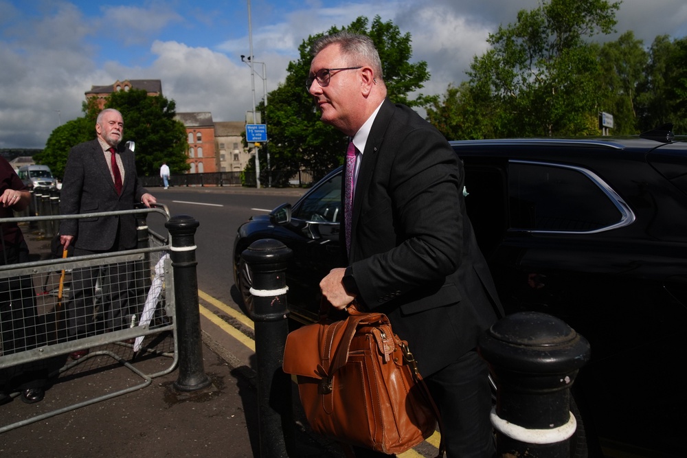 Sir Jeffrey Donaldson spent two days in the witness box giving evidence last week (Brian Lawless/PA) (PA Wire)
