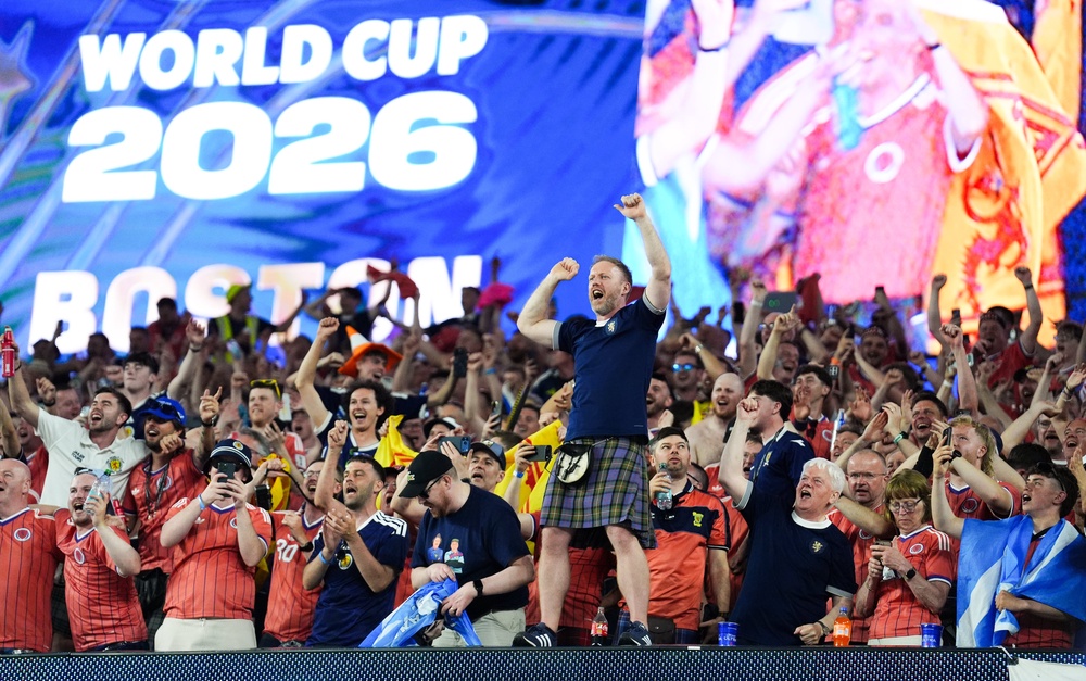 The Tartan Army has won praise for their World Cup antics (PA) (PA Wire)