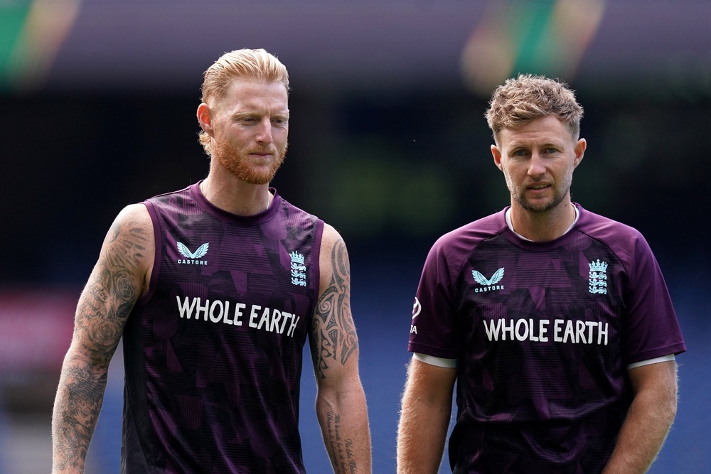 Root (right) is deputising for captain Ben Stokes (left) in the second Test against New Zealand (Robbie Stephenson/PA) (PA Wire)