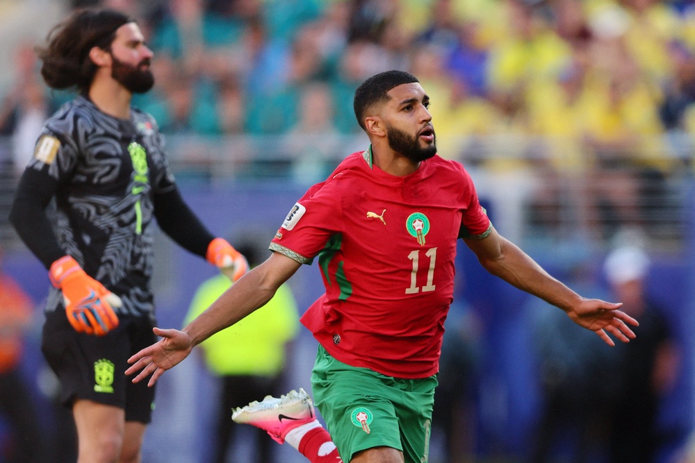 Morocco looked the better team against five-time winners Brazil (Reuters)