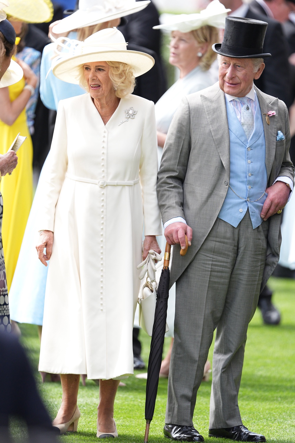 The King and Queen on day two of Royal Ascot (Aaron Chown/PA) (PA Wire)