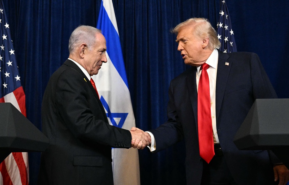 Tensions have been rising between Israeli Prime Minister Benjamin Netanyahu and Trump as the president criticizes recent Israeli attacks in Lebanon (AFP/Getty)