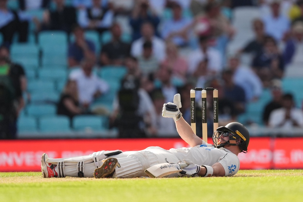 Glenn Phillips just about emerged from the opening day and will be key for England tomorrow (PA)