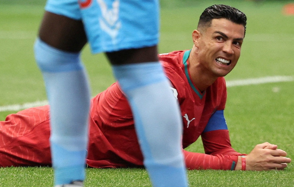 Image from: Portugal v DR Congo LIVE: World Cup result as Cristiano Ronaldo frustrated by goalless performance in shock draw