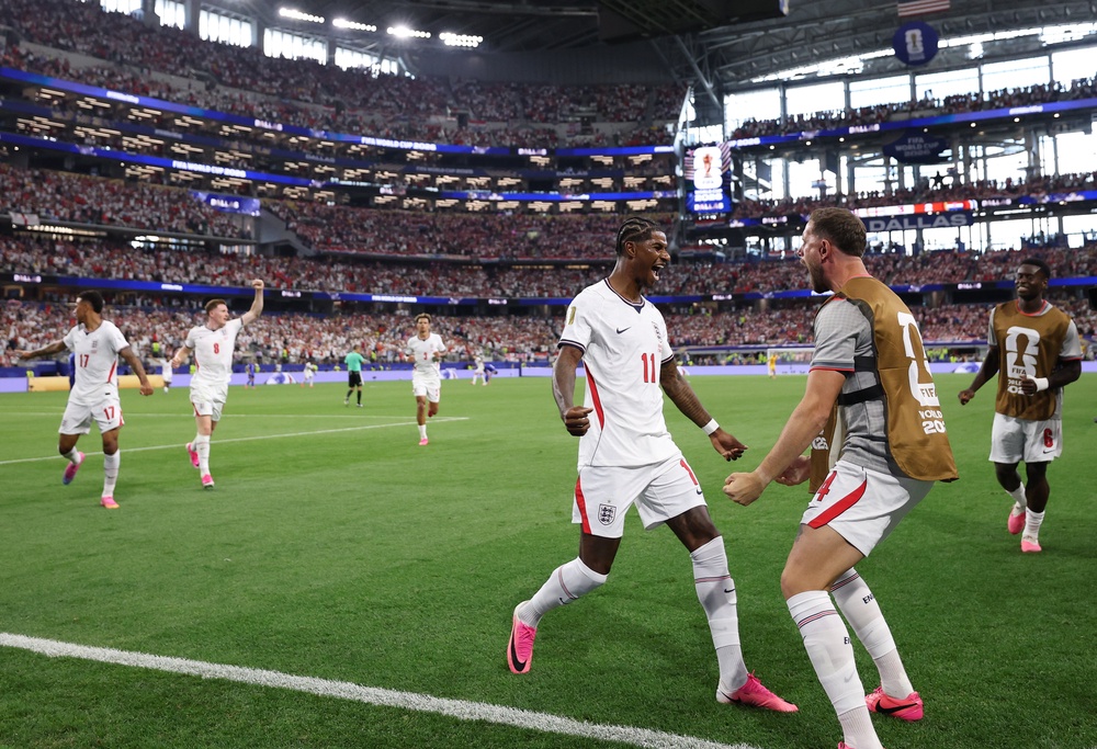 England improved after half-time to win 4-2 against Croatia (Getty)